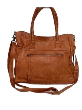 Vintage Frye  Tan Leather Women's Crossbody Bag